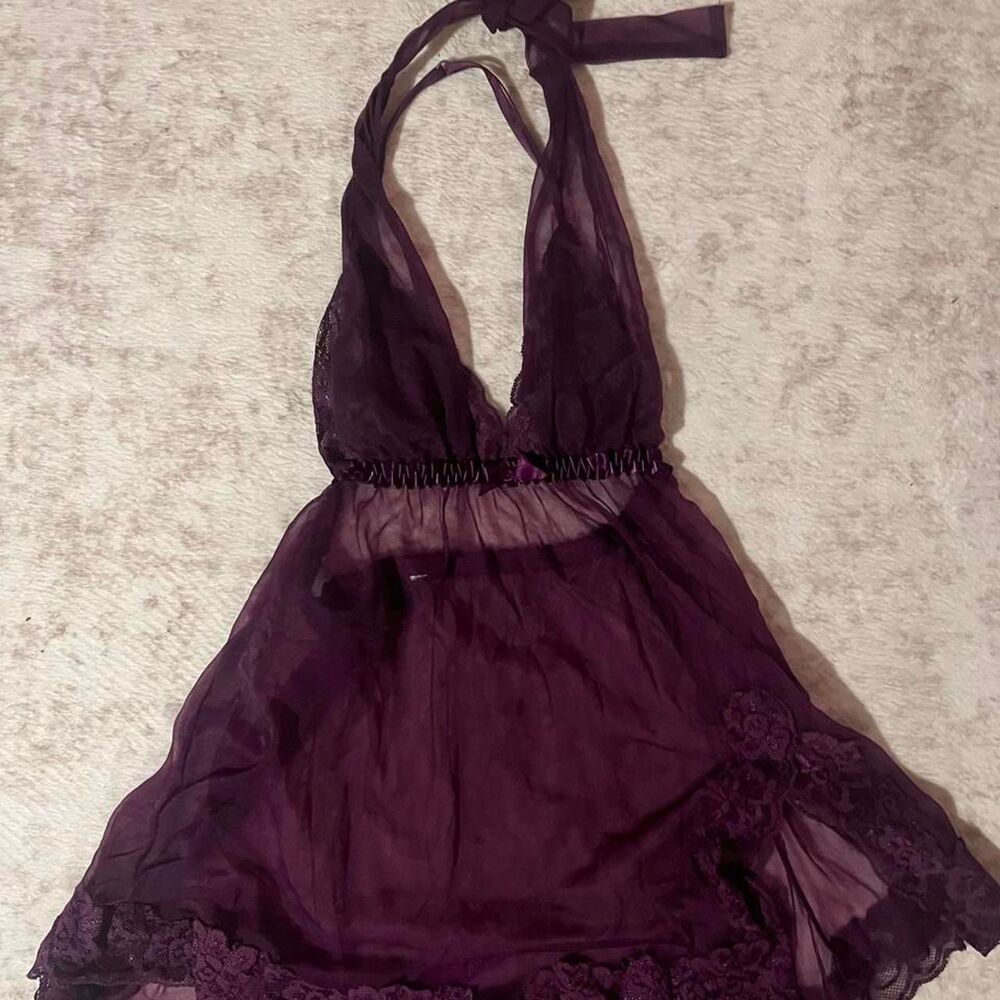 Unbranded Women's Purple and Burgundy Nightwear
